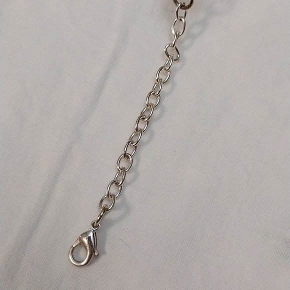 2944 Silver Dinner Wear Fork Bracelet, With Magnetic and Lobster Claw Closure. - Picture 6 of 7